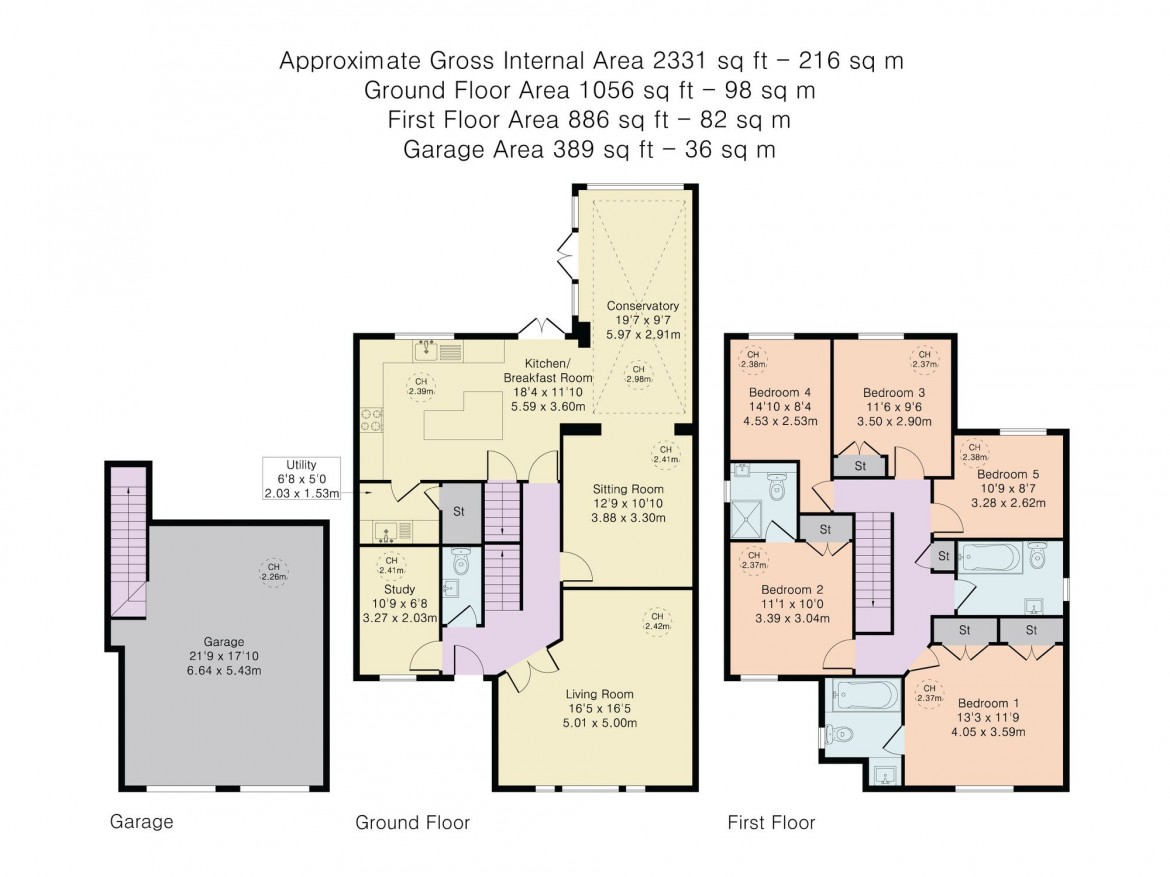 Floorplans For Park Road, Kenley, CR8