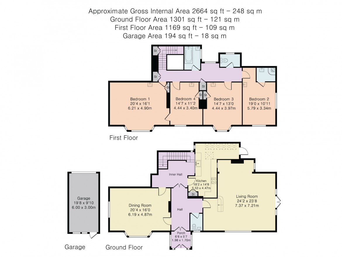 Floorplans For Sanderstead Hill, South Croydon, CR2