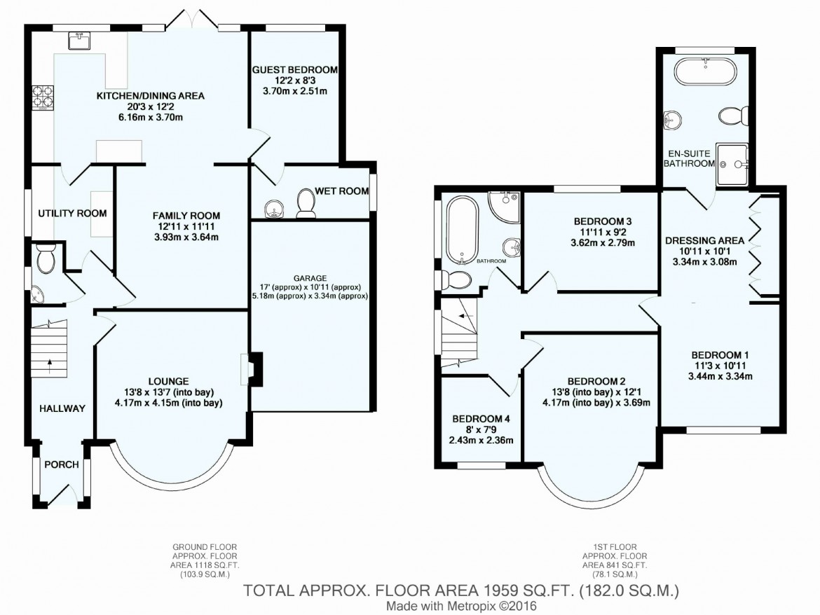 Floorplans For Farleigh Road, Warlingham, Surrey