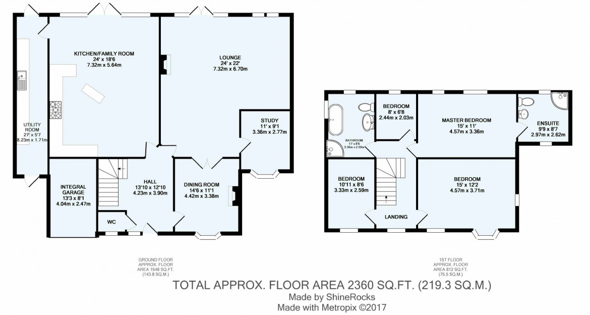 Floorplans For Woodside Road, West Purley, Surrey