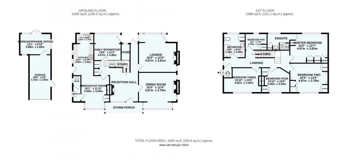 Floorplans For Cullesden Road, Kenley, CR8