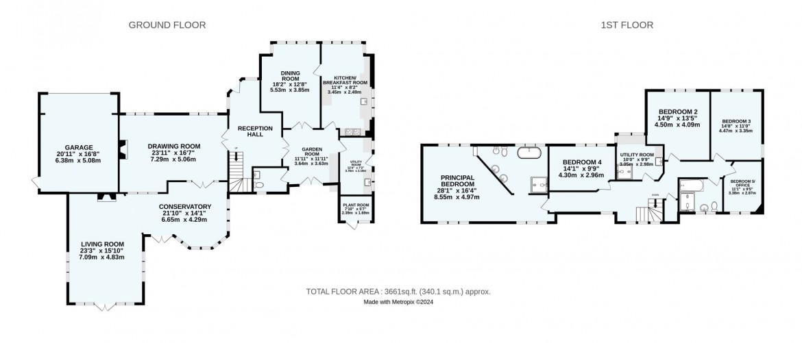 Floorplans For Verulam Avenue, Woodcote Estate, CR8