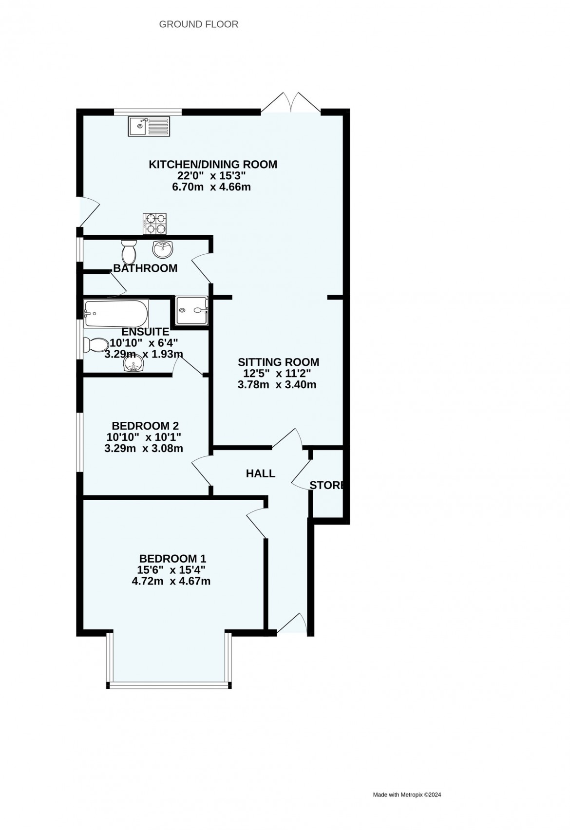 Floorplans For Brighton Road, Purley, CR8