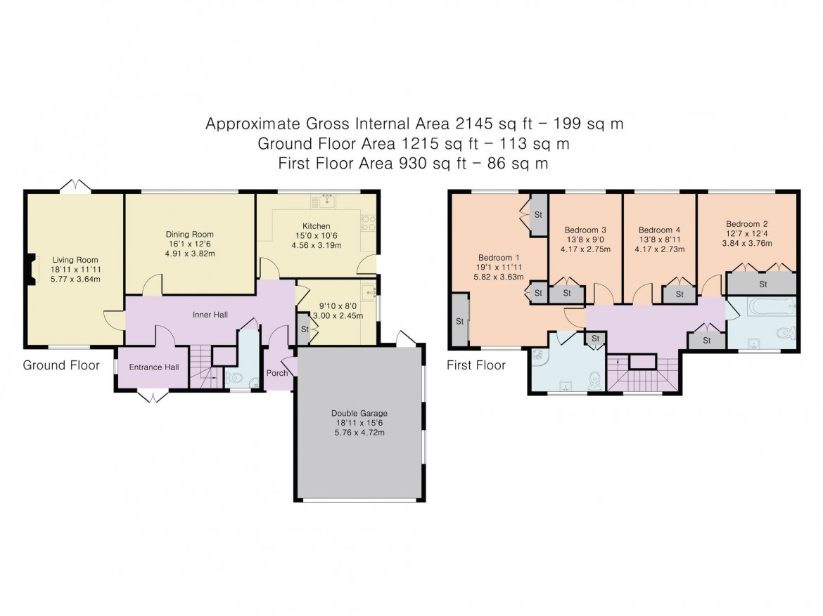 Floorplans For Woodcote Valley Road, Purley, CR8