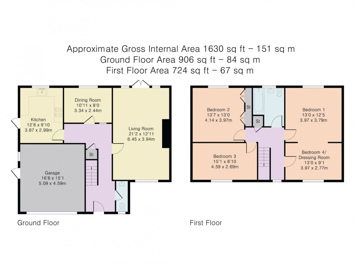 Floorplans For Grassmount, Purley, CR8