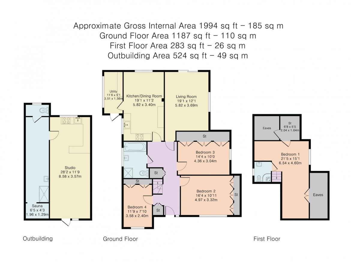 Floorplans For Plough Lane, Purley, CR8